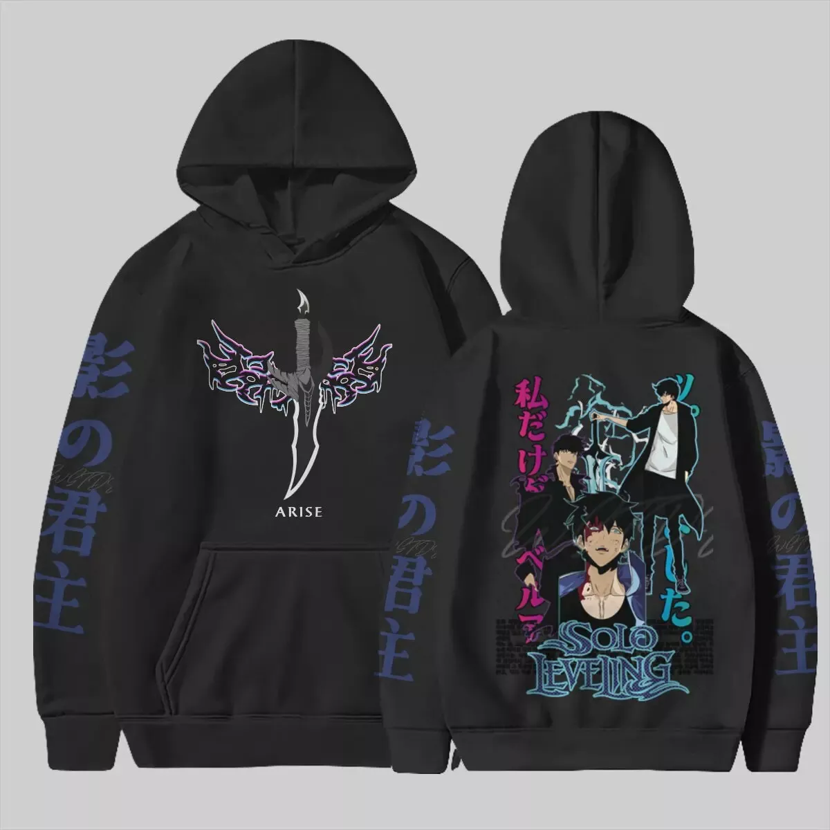 Solo Leveling Arise Hoodies Anime Unisex Men Women