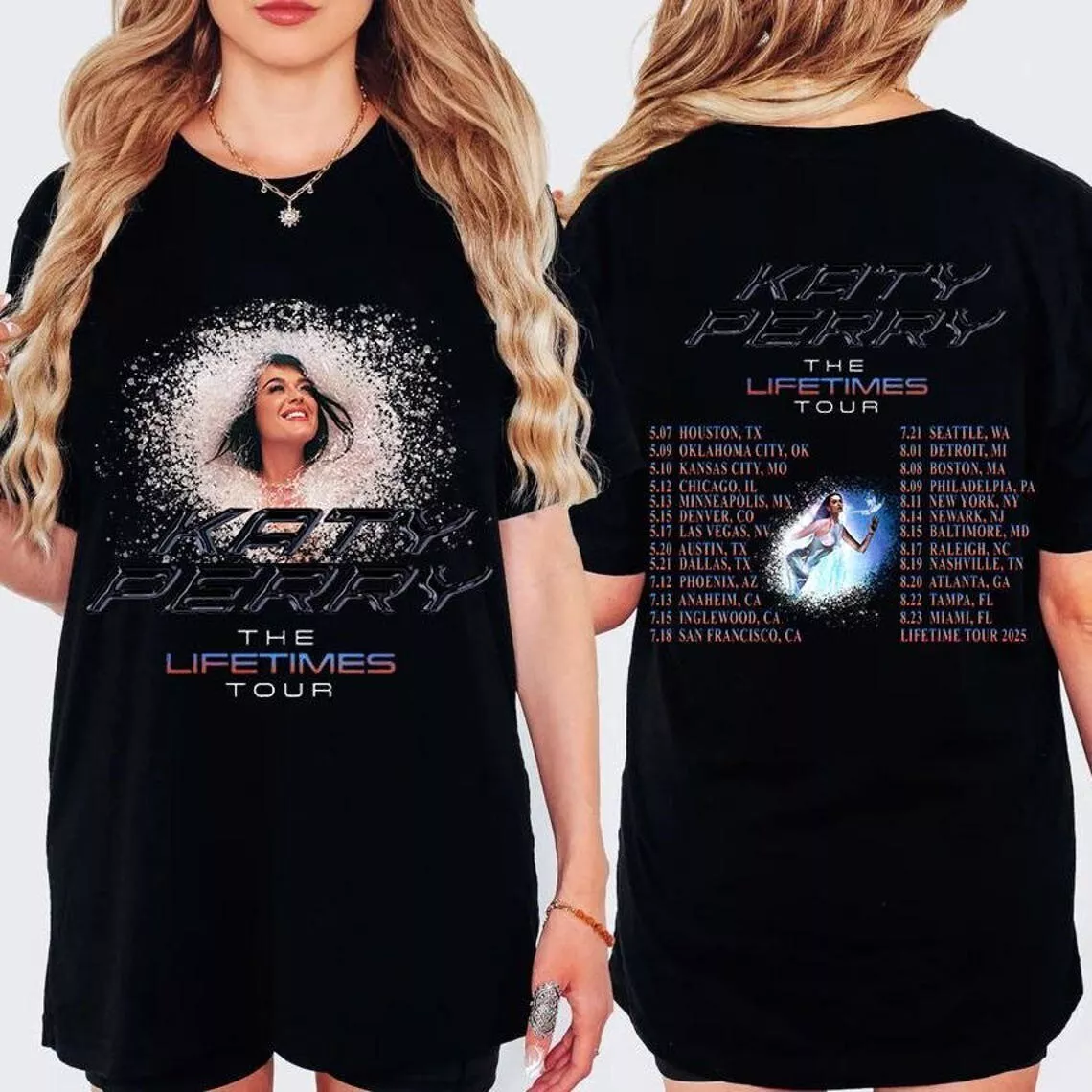 Katy Perry The Lifetime Tour 2025 Shirt