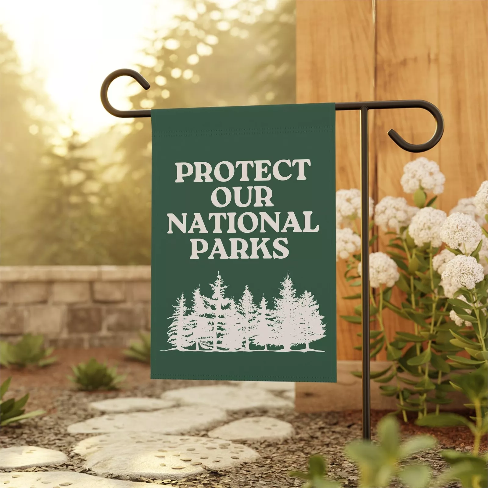 Protect Our National Parks Resist Fascism Anti Trump Parks Not Profits Flag