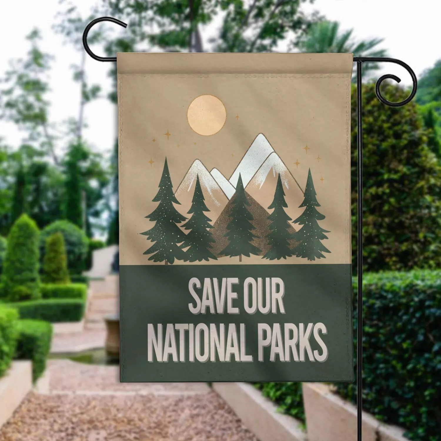 Save Our National Parks Flag, Only You Can Prevent Fascism Flag, Anti Trump Flag