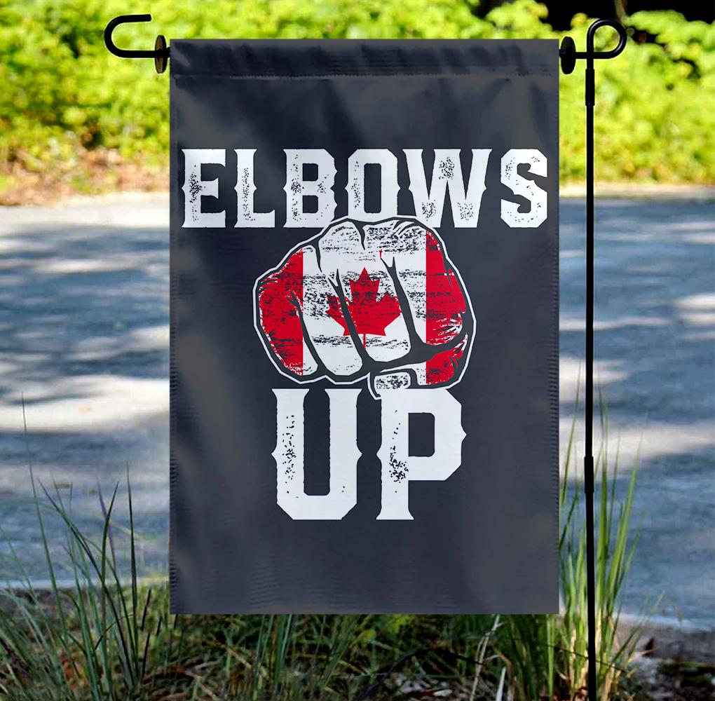 Elbows Up Flag, True North Strong And Free, Canadian Flag