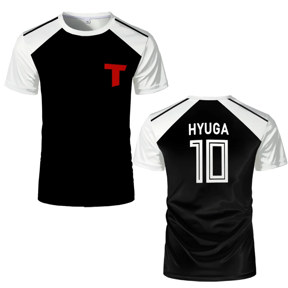 Captain Tsubasa Anime Tshirt Hyuga Animation Cosplay 3d T-shirt