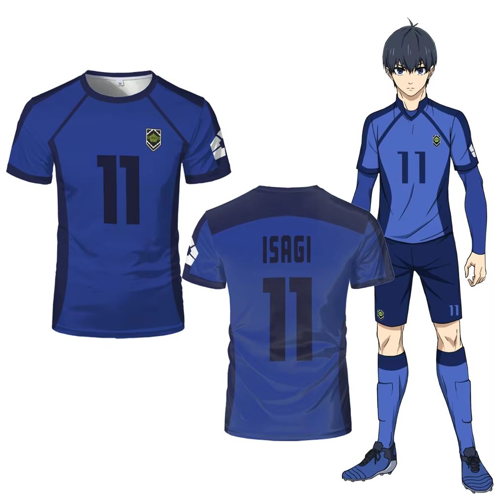 Anime Japanese Blue Lock Isagi Yoichi 3d T-shirt
