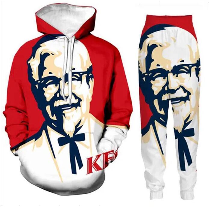 Kfc 3d 3d Hoodie Jogger