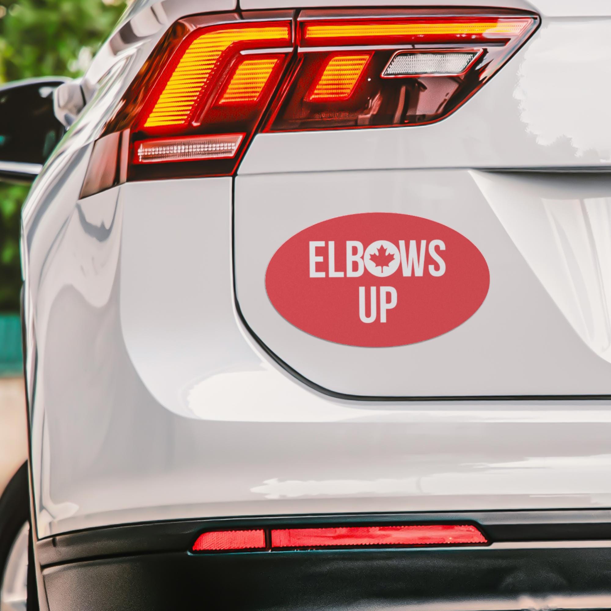 Elbows Up Canada Car Magnet Bumper Never Mistake Kindness For Weakness Magnet
