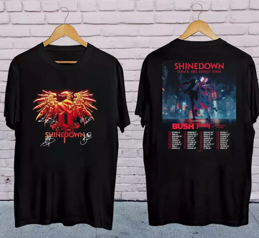 Shine Down Dance Tour 2025 Shirt, Shine Down Band Concert 2025 T-shirt