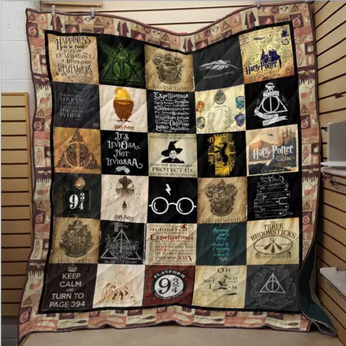 Hot 3d Harry Potter Hogwarts Washable Cotton Duvet Quilt Fleece Rug Blanket