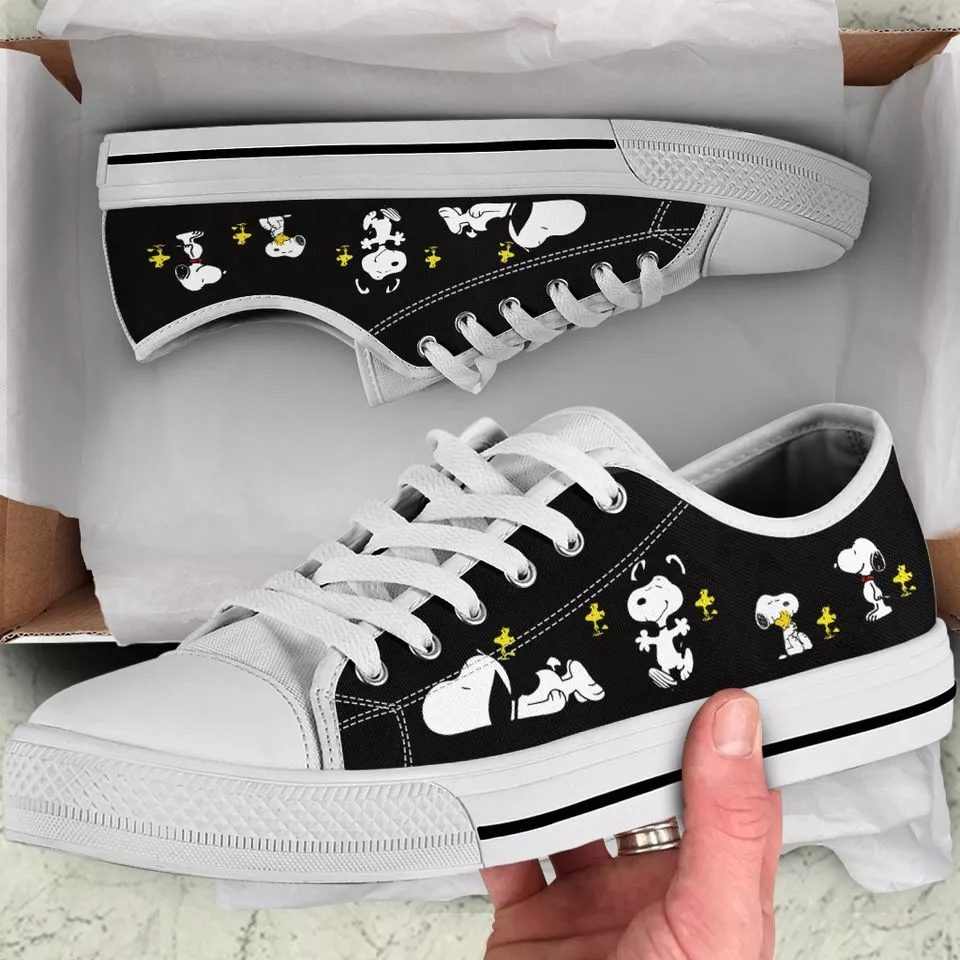 Snoopy And Woodstock Sneakers, Snoopy Sneakers