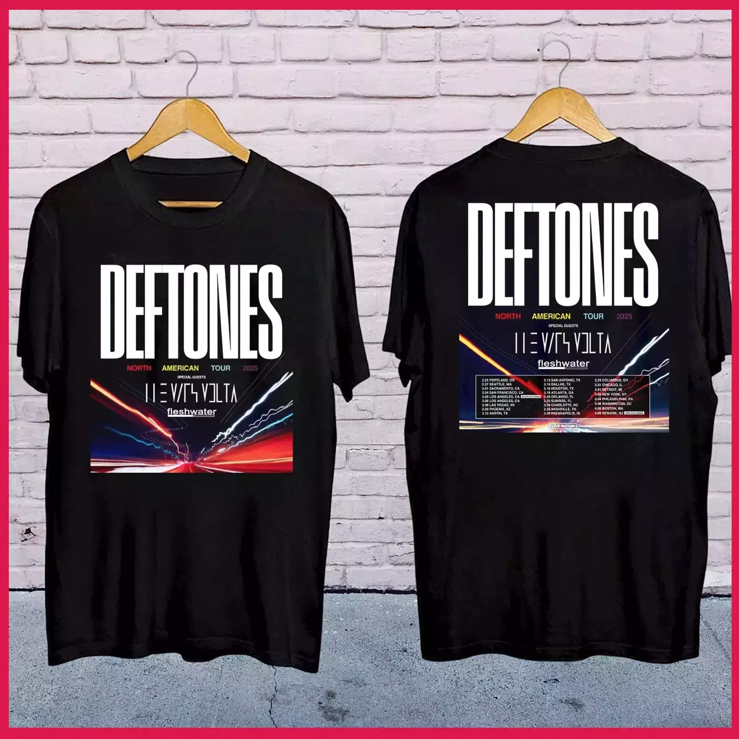 Deftone 2025 Tour Gift For Fans Unisex T Shirt