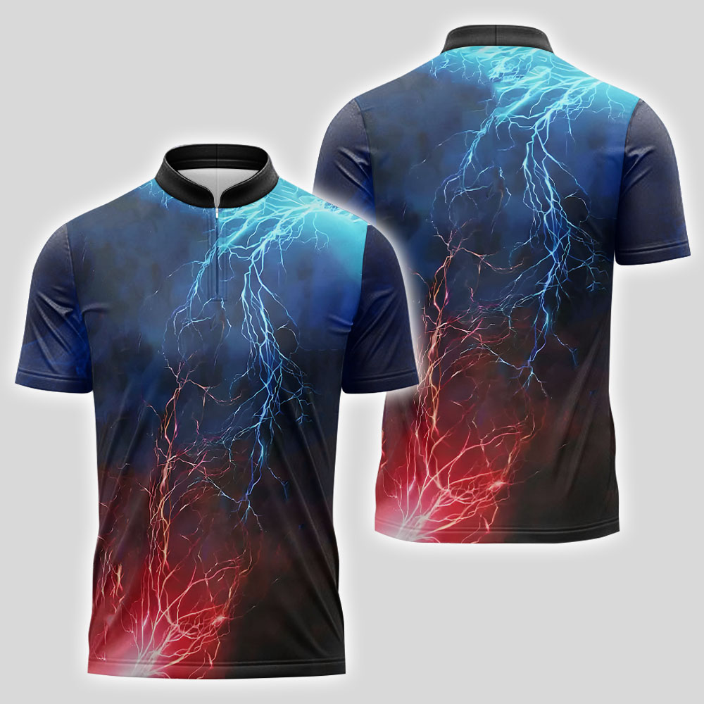 Bowling Electrified Quick Zip Bowling Jersey