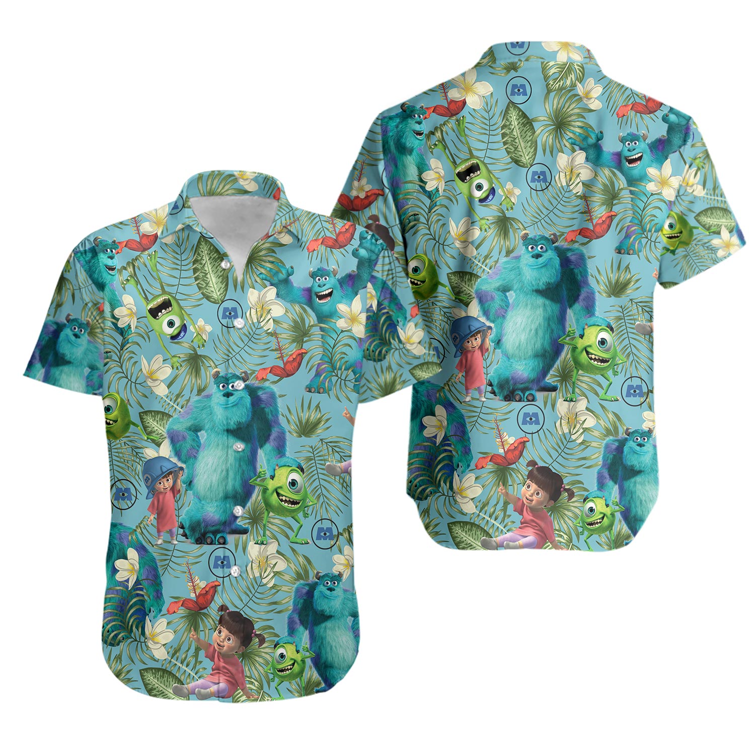 Monster World Hawaiian Shirt, One Eye Monster Hawaiian Shirt And Short