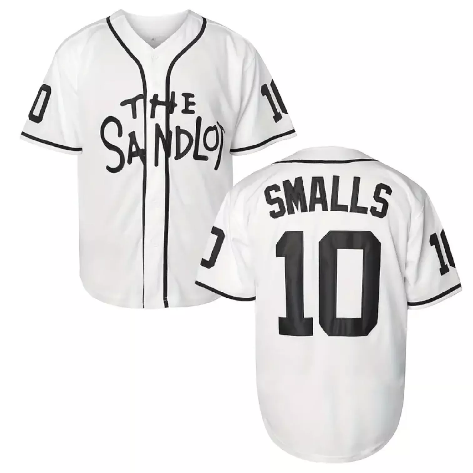 Sandlot Baseball Jersey Smalls #10 Baseball Jersey