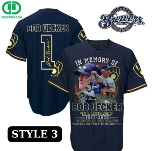 Bob Uecker Baseball Jersey- Jersey 3d Tour 2025