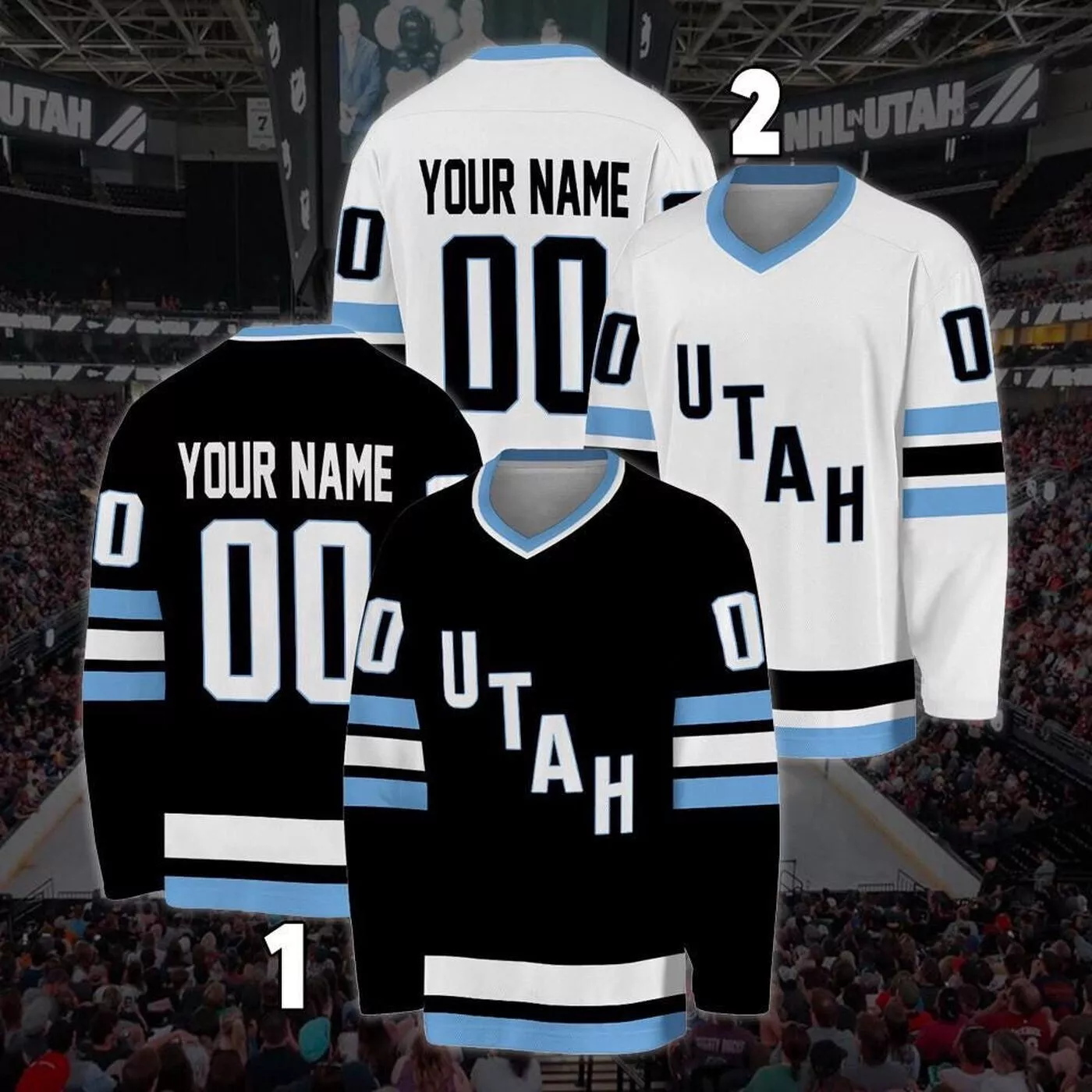 Custom Ice Hockey Shirt For Men Women, Utah Hockey Club Hockey Shirt