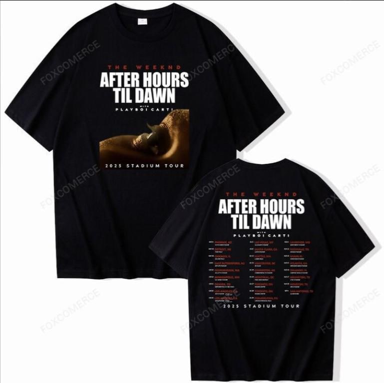 Weeknds After Hours Til Dawn Tour 2025 T-shirt