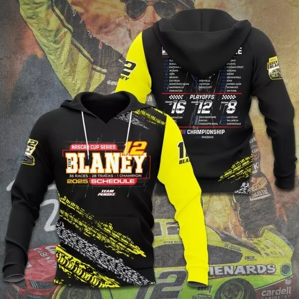 Ryan Blaney 3d Apparel