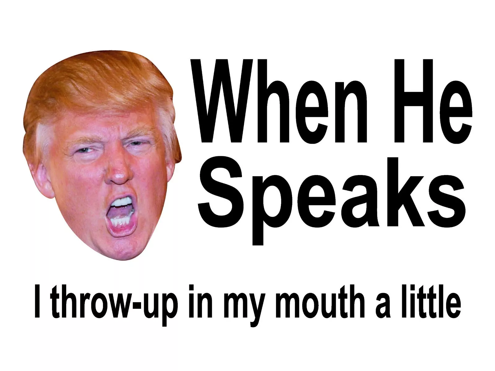Trump Vomit - Anti-trump 2025 Yard Sign