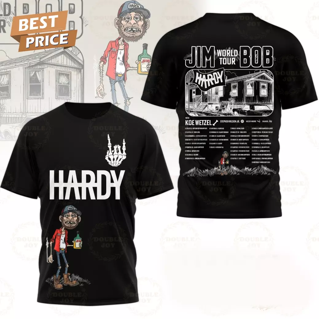 Hardyy Jimbob World Tour 2025 T-shirt 3d