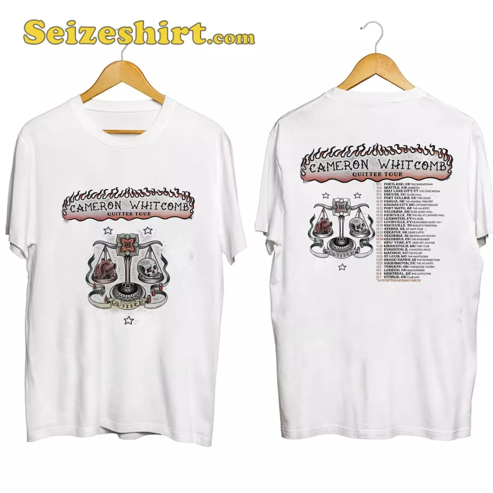 Cameron Whitcomb Quitter Tour 2025 T-shirt