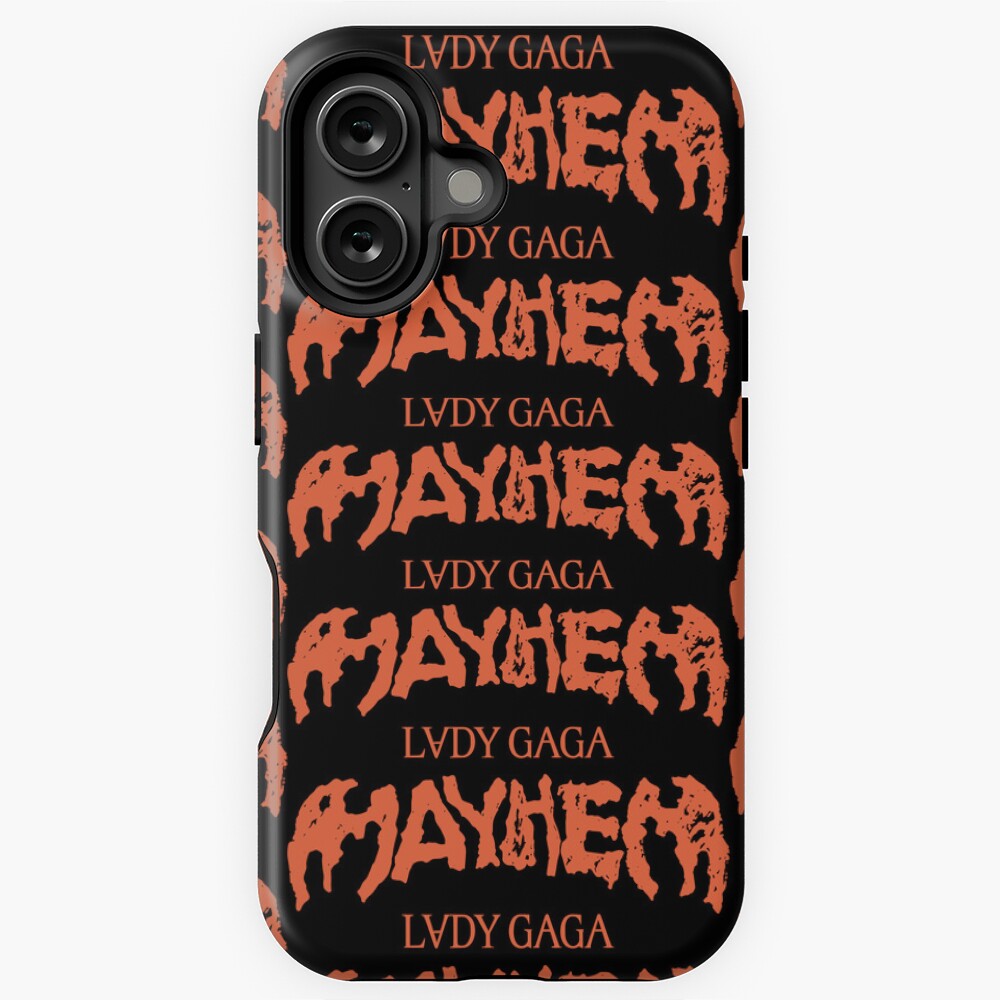 Ld Ga - Mayhem Album Logo Iphone Case