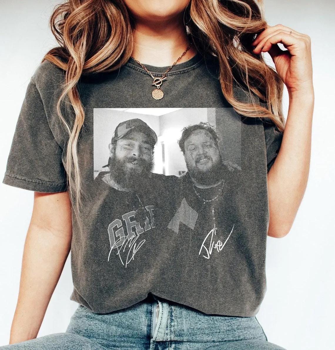 Vintage Post Malone Tour Shirt, Posty 2025 Tour, Jelly Roll Shirt