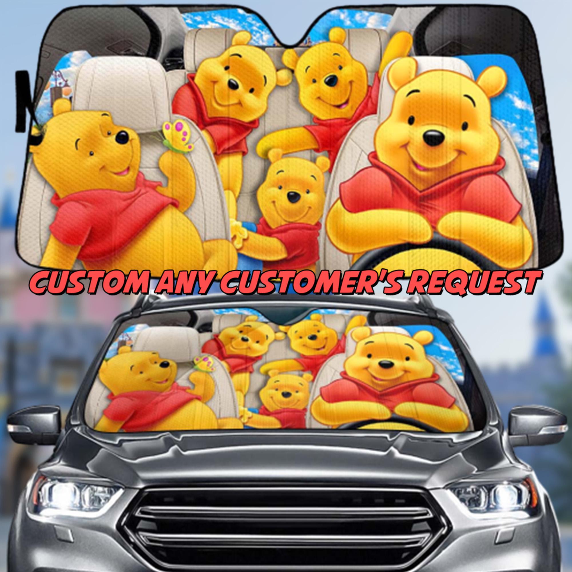 Personalize Winniee The Poohh Car Sunshade