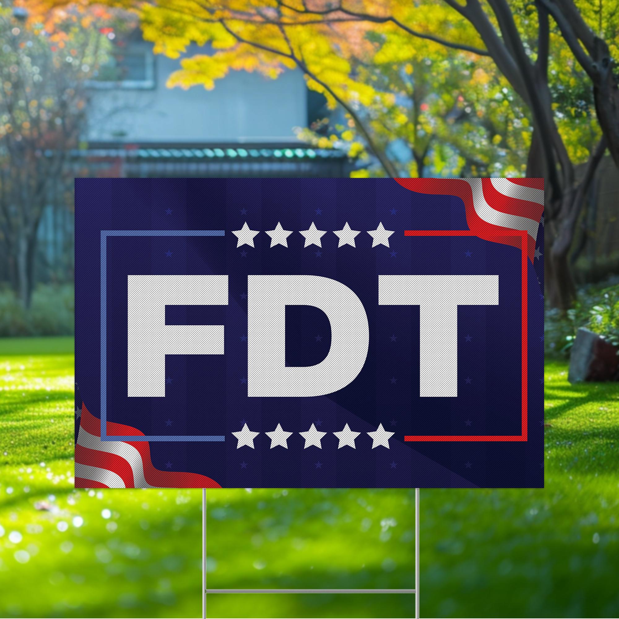 Fdt Yard Sign, Subtle Fck Garden Sign, Subtle Anti Yard Sign