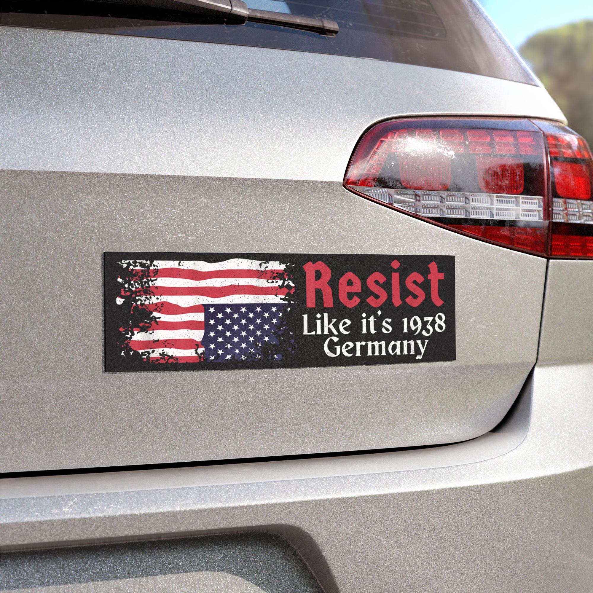 Upside Down Flag,resist Car Magnet