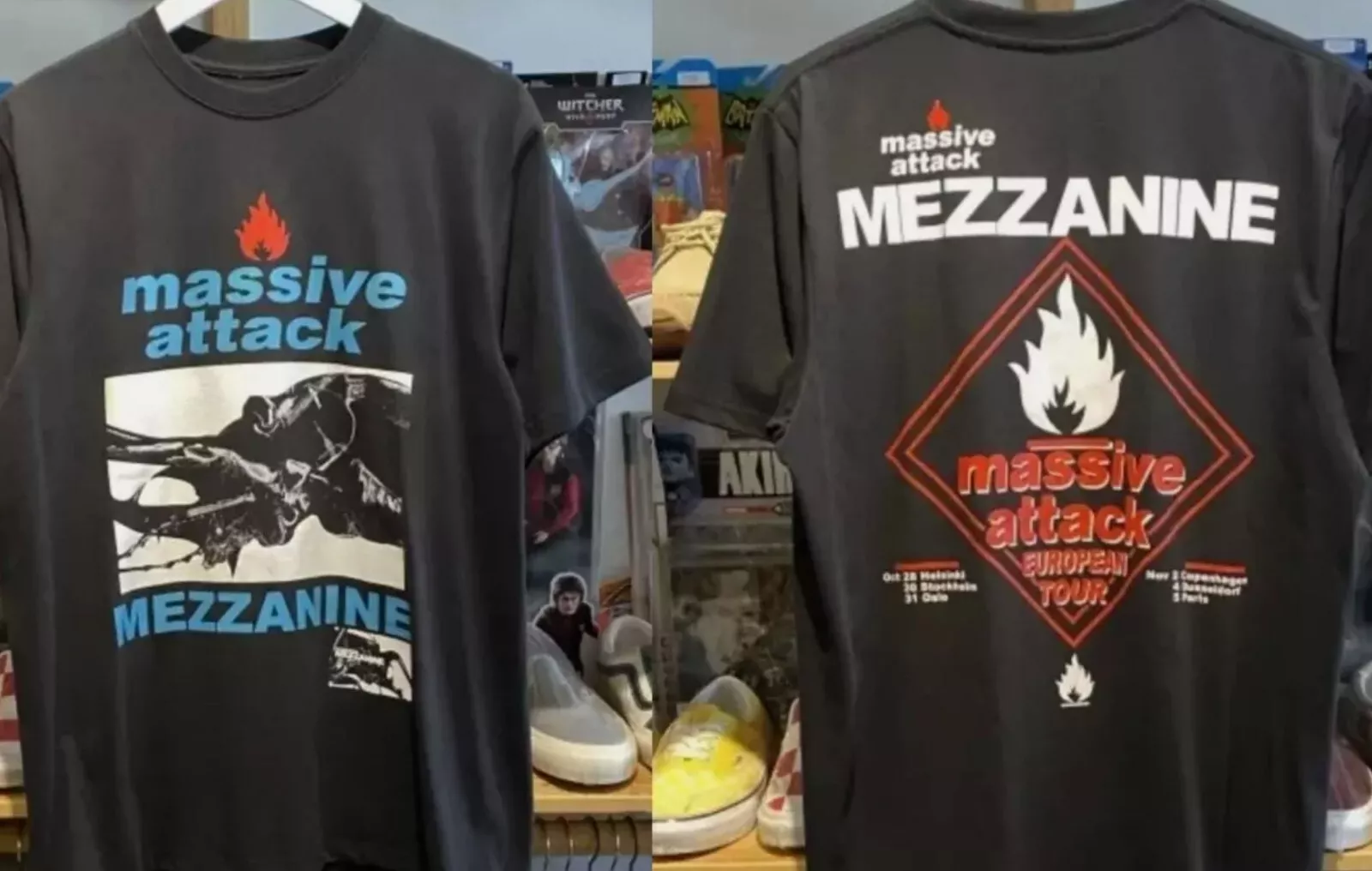 Massive Attack Mezzanine European Tour T Shirt