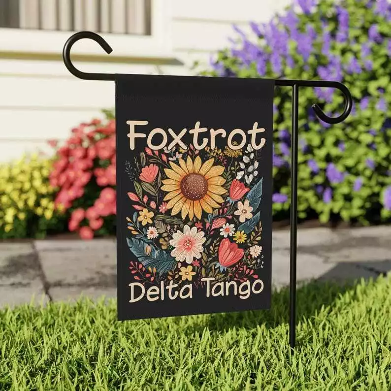 Foxtrot Delta Tango Anti Trump When Injustice Becomes Law Floral Fdt Flag