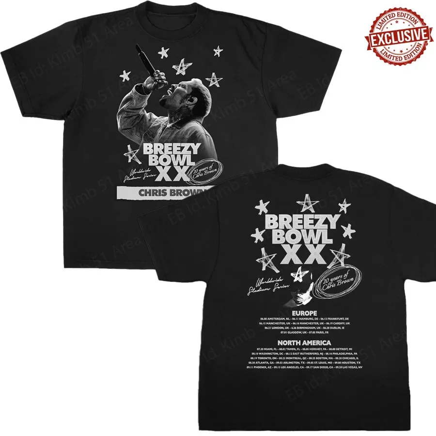 Breezy Bowl Xx 2025 Special Tour Music T-shirt Gift For Fan