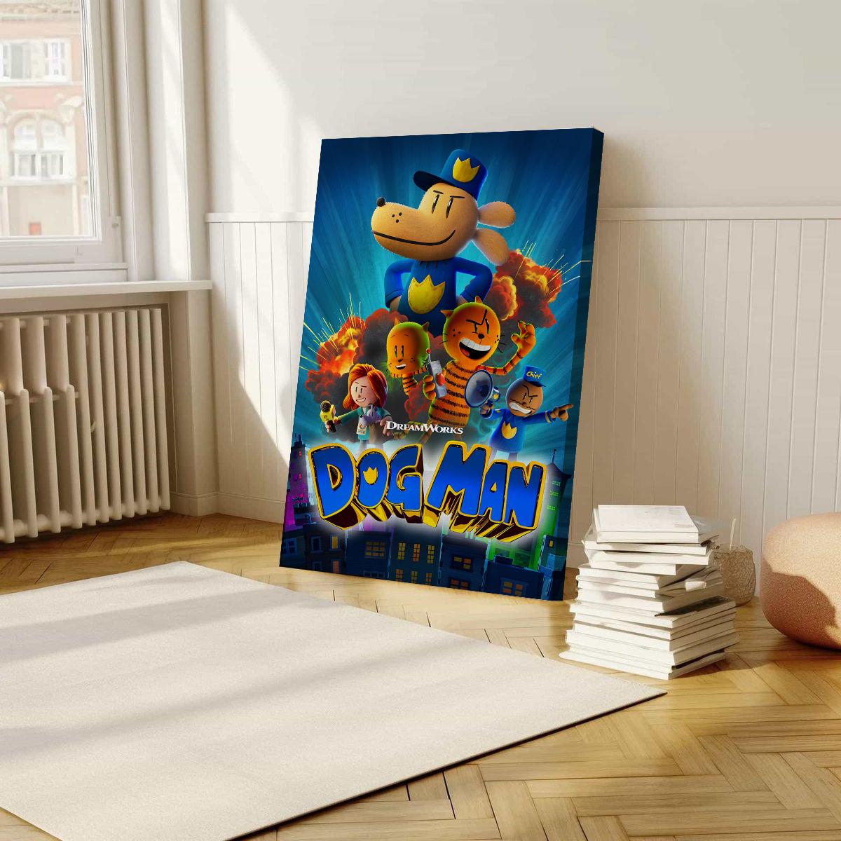 Dog Man (2025) Movie Poster, Wrapped Poster, Wall Art