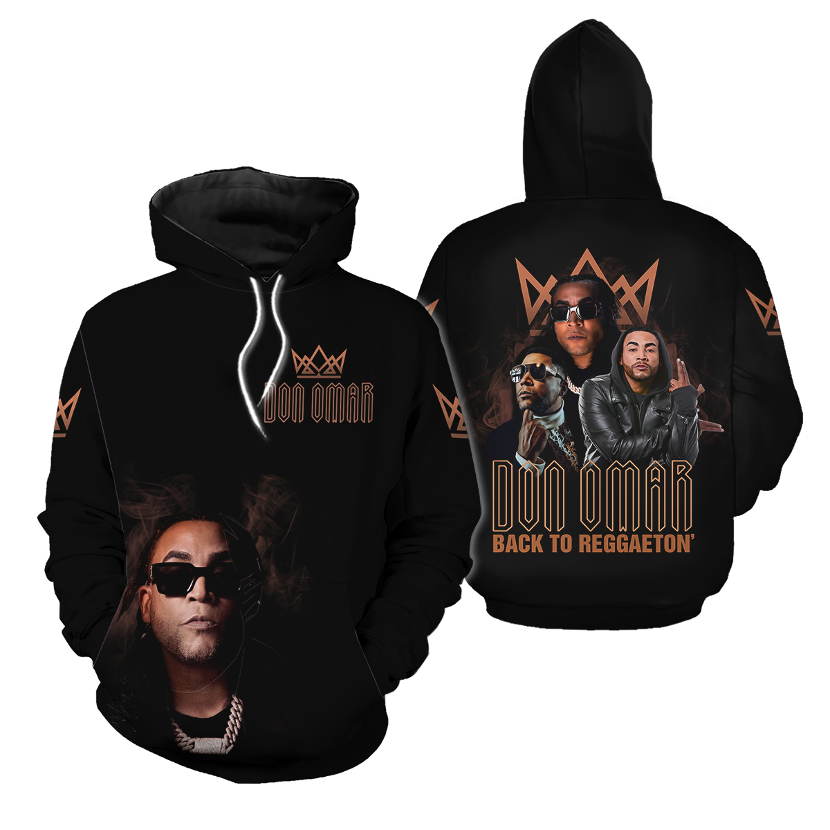 Don Omar Back To Reggaeton Fan 3d Hoodie