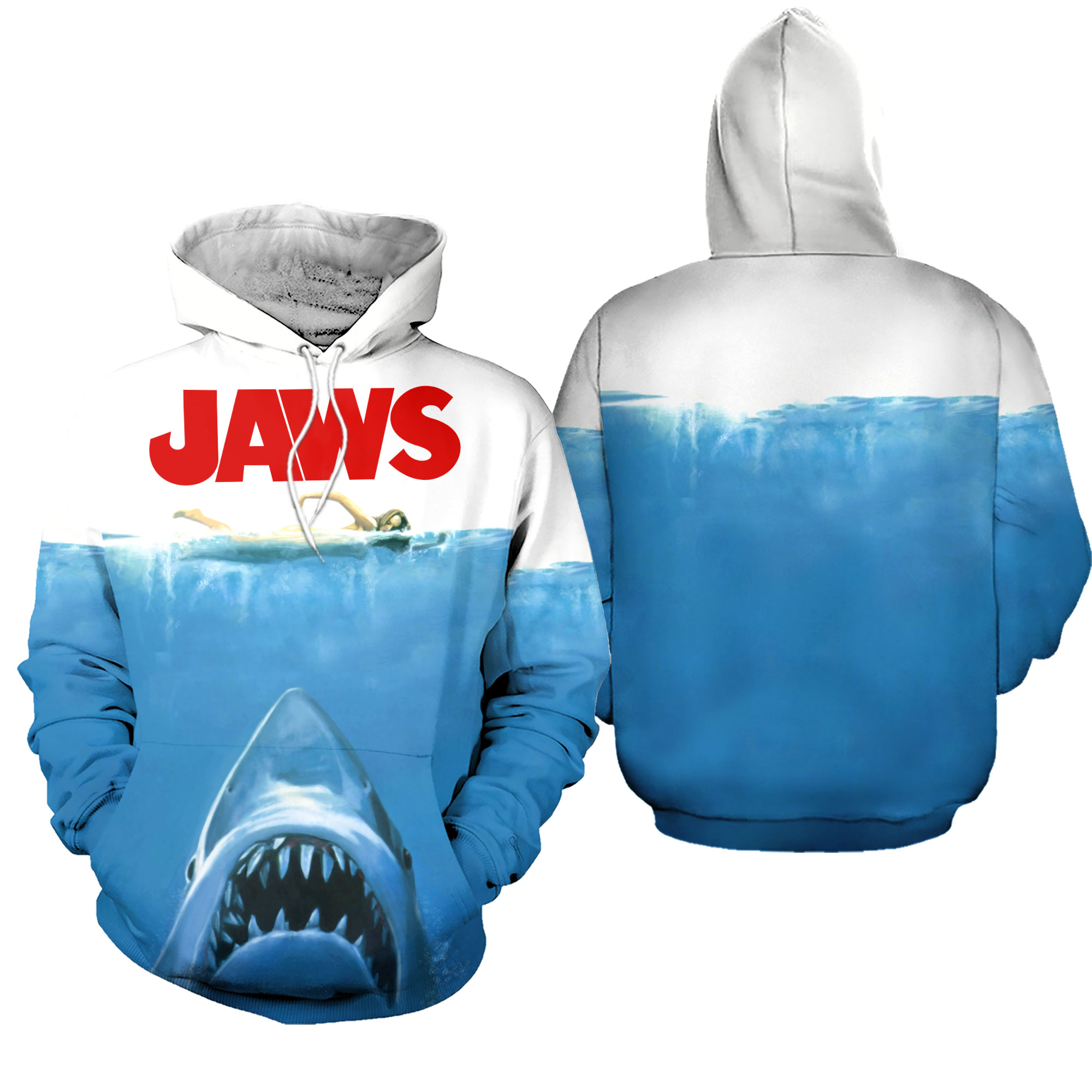 Jaws-movie 3d Hoodie Jogger