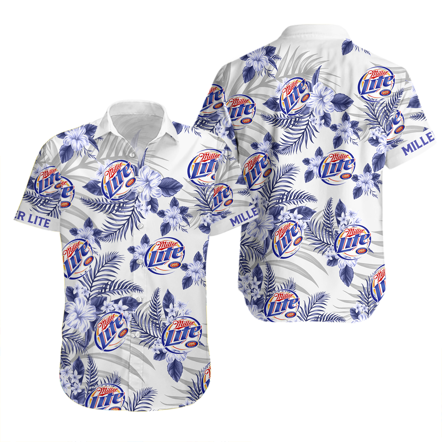 Miller Lite Hawaiian Shirt