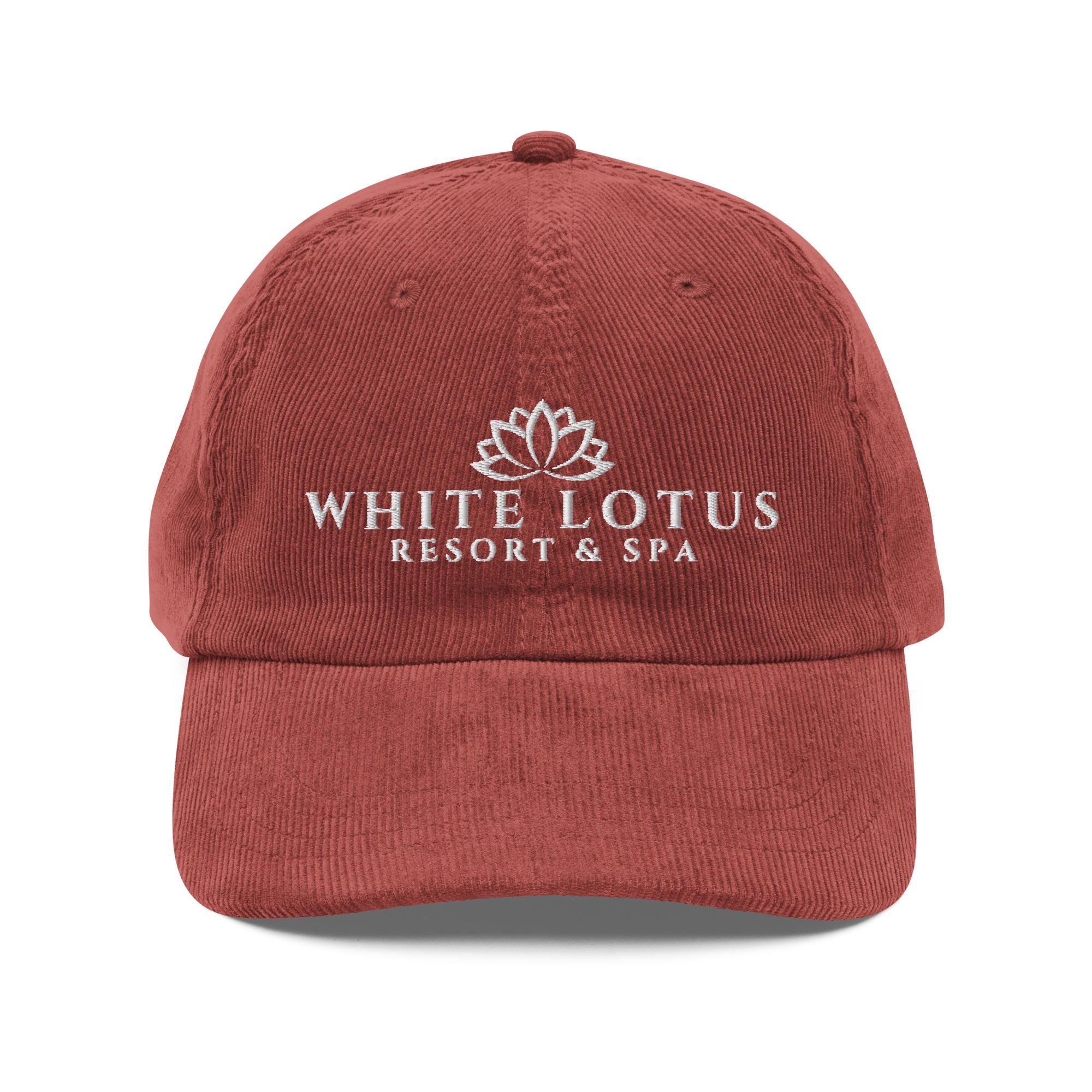White Lotus Vintage Corduroy Cap | Resort And Spa Hat