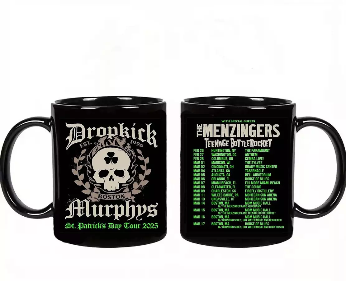 Dropkick Murphys St Patrick's Day Tour 2025 Mug