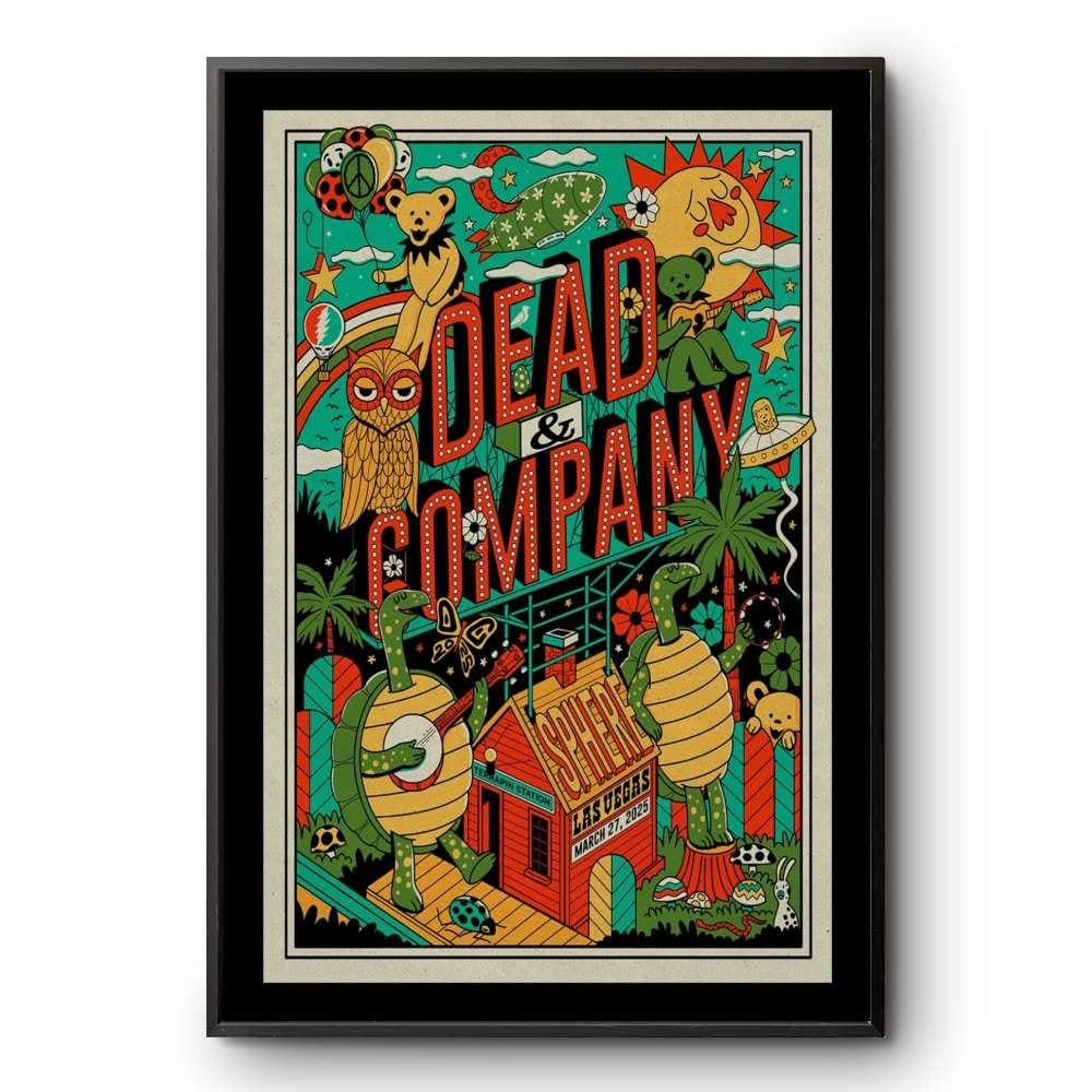 Dead & Company Sphere Las Vegas, Nv Mar 27 2025 Tour Poster