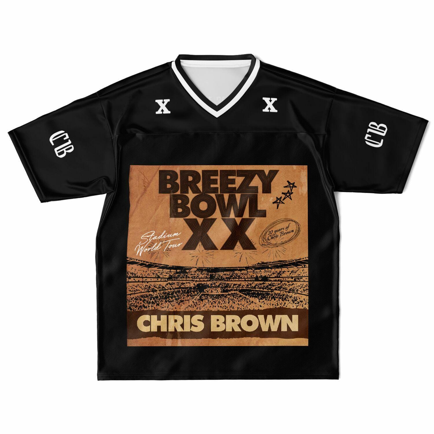 Chris Brown Breezy Bowl Tour Jersey, Chris Brown Merch, Breezy Bowl Merch