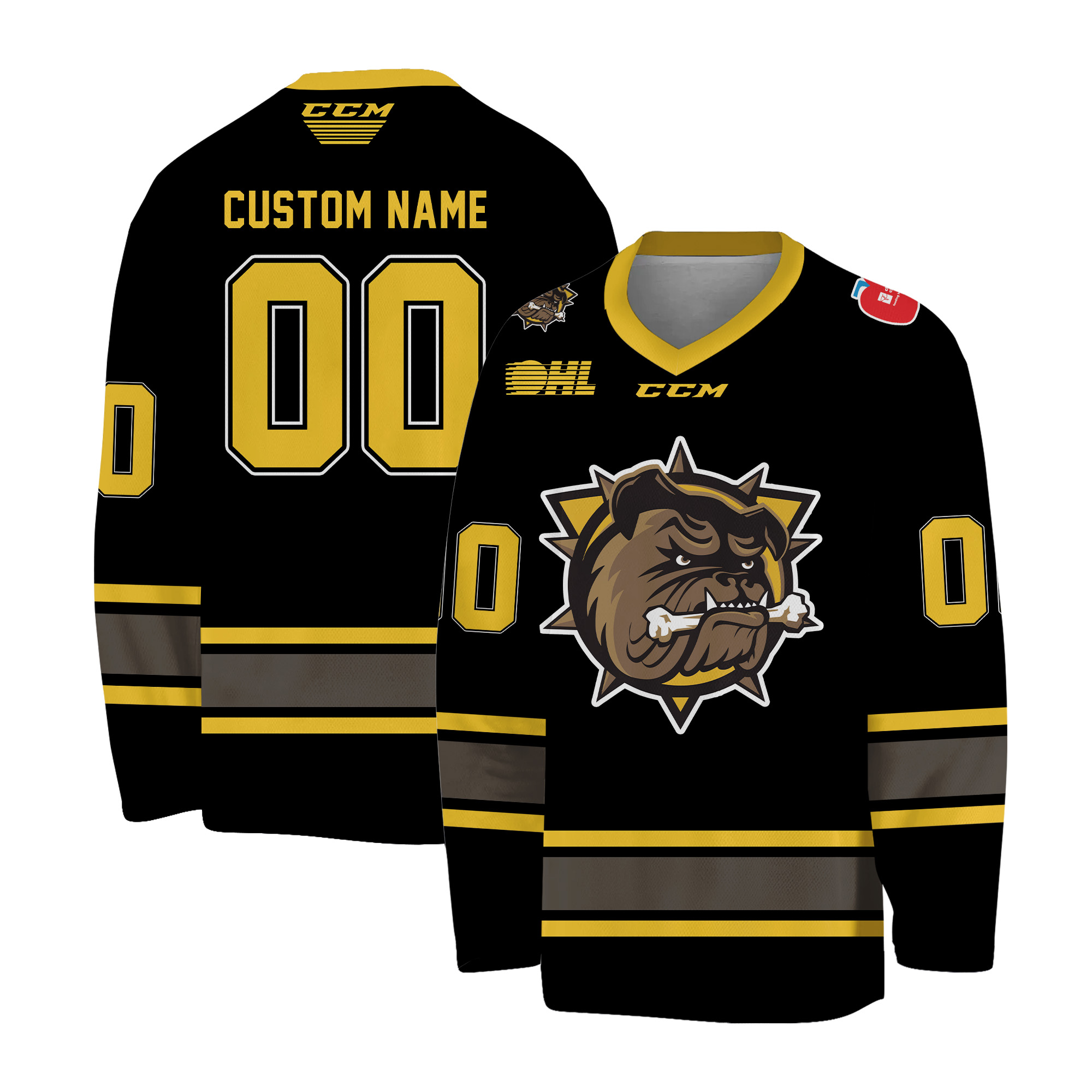 Personalized Brantford Bulldogs New Season 2025 Hockey Shirt U