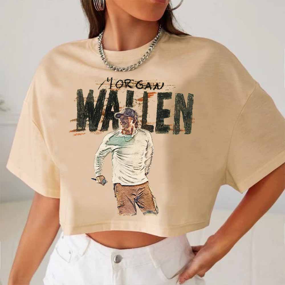 Wallen Western I'm The Problem Tour 2025 Crop Tops T-shirt, Fans Gift