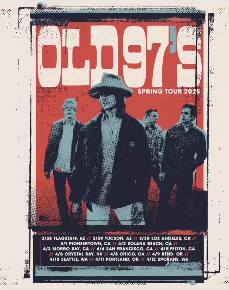 Poster Old 97's Spring 2025 Tour Poster, Gift For Fans