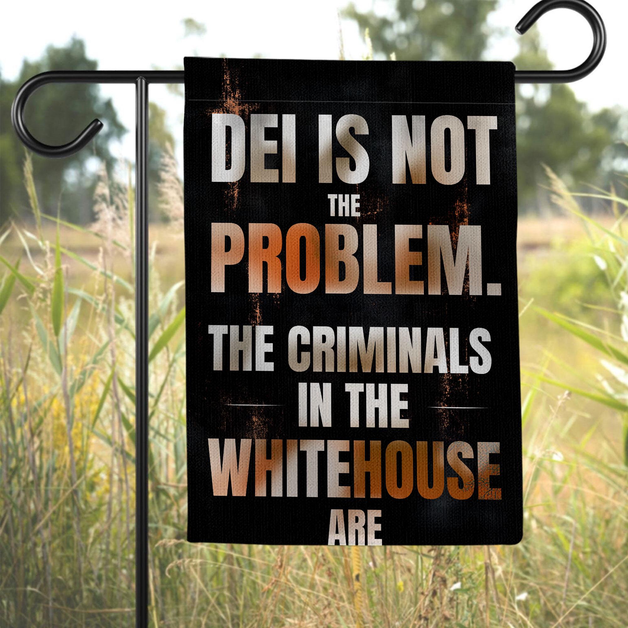 Dei Is Not The Problem Foam Board Flag, Protest Sign For March, Anti Musk, Stop Project 2025, Political Rally Art, Anti Trump