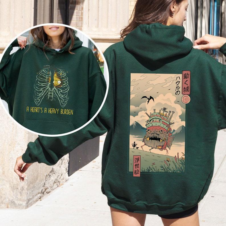 A Heart's A Heavy Burden 2 Sided Hoodie