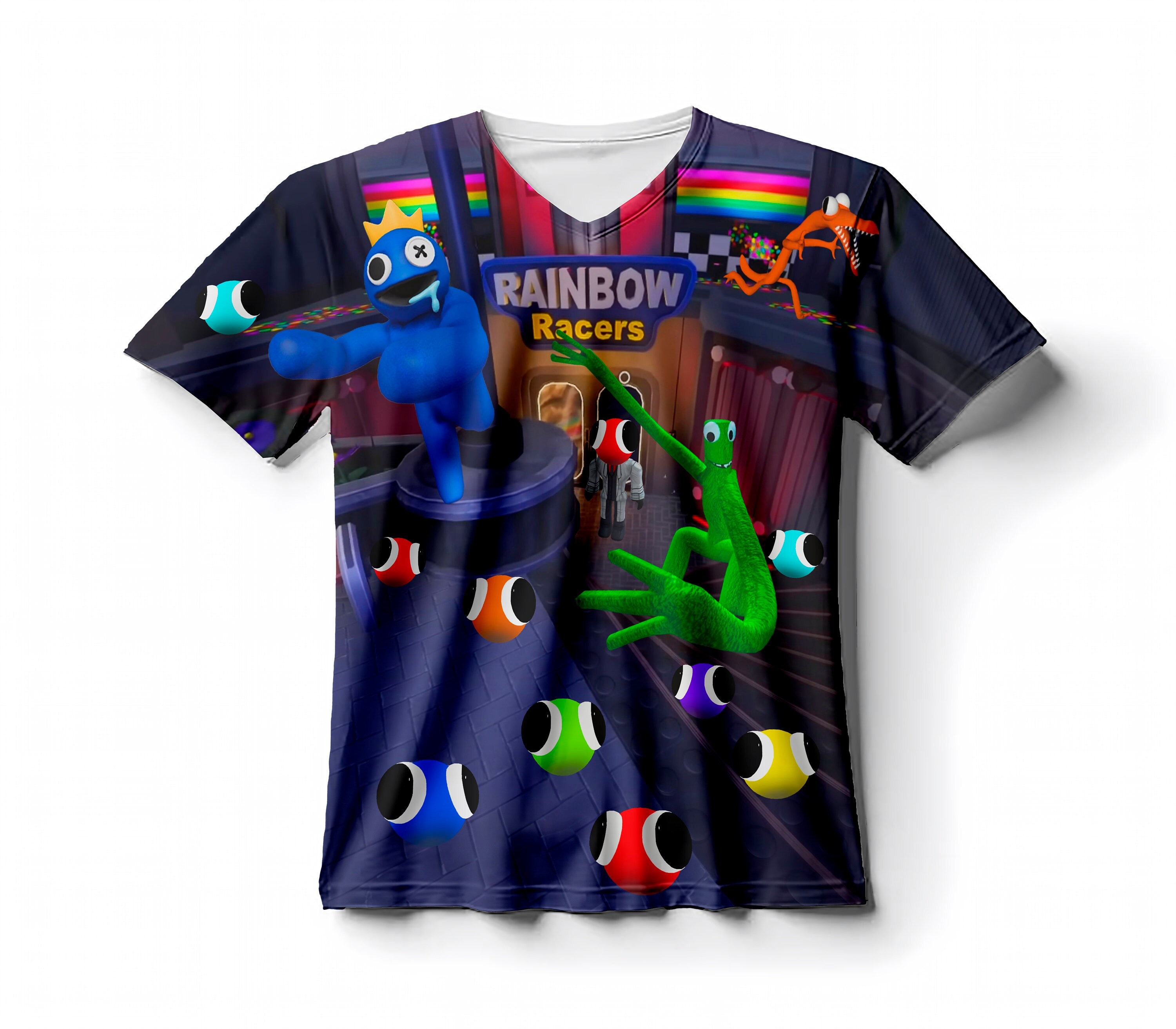 Rainbow Friends Tshirts, Birthday Gift, Colorful Rainbow Friends Tshirt