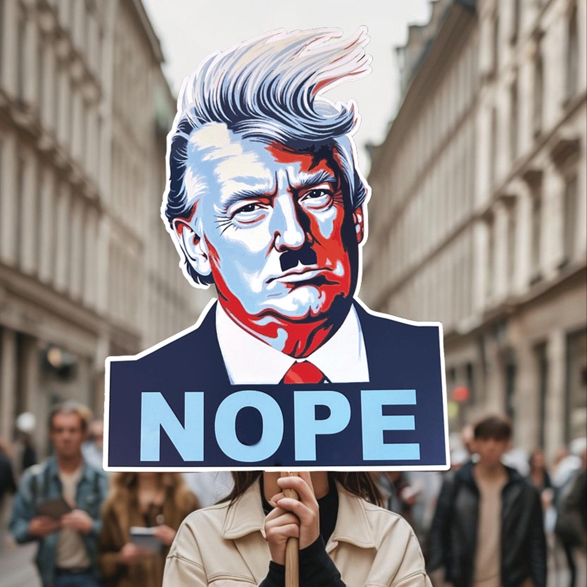 Anti Trump Nope Yard Sign