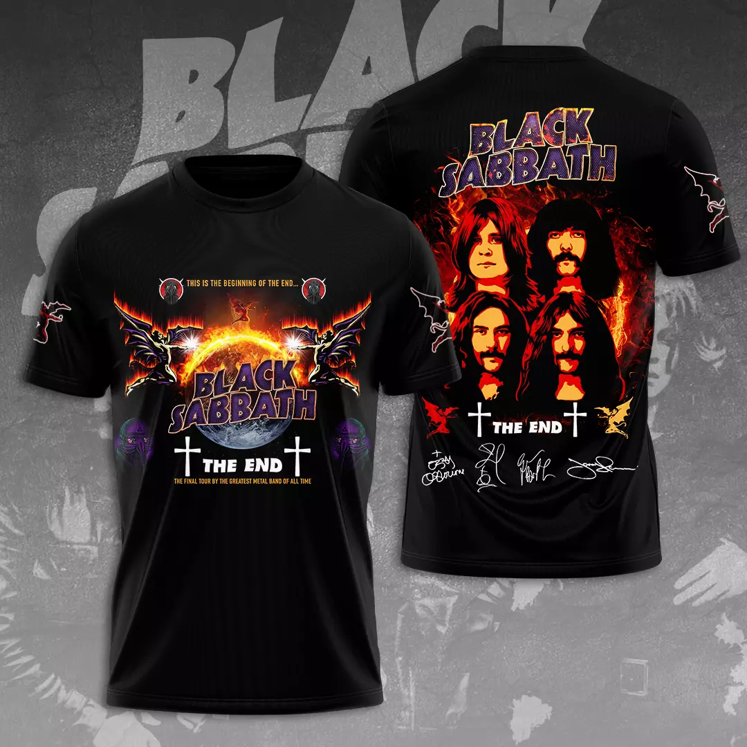 Black Sabbath This Is The Beginning Of The End 3d T-shirt