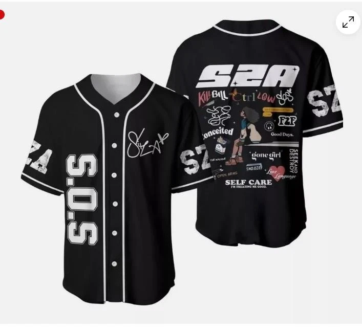 Sza Baseball Jersey