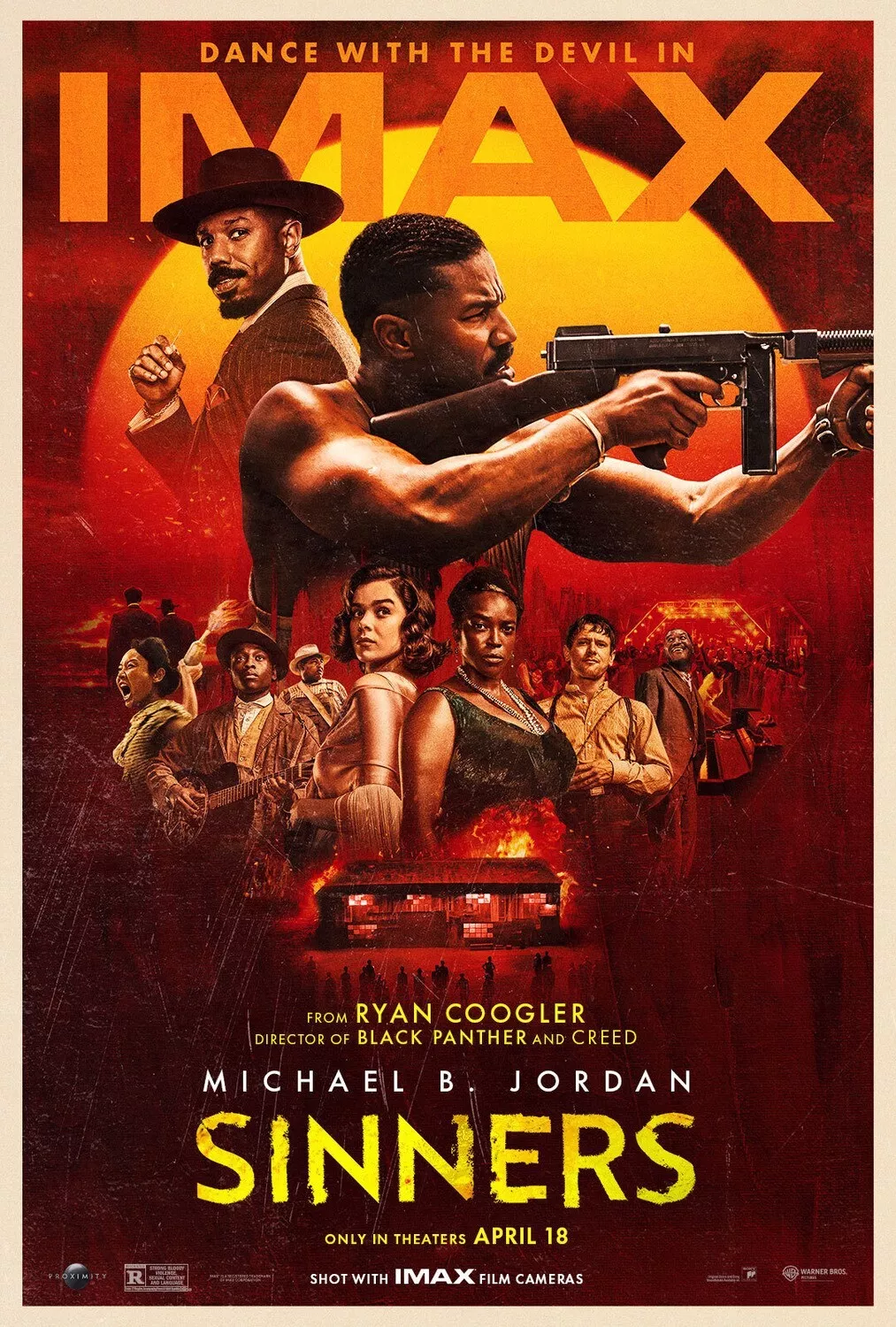 Sinners 2025 Movie Poster Wall Art