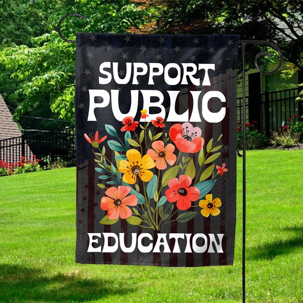 Support Public Education Flag, Protect Public Schools Flag